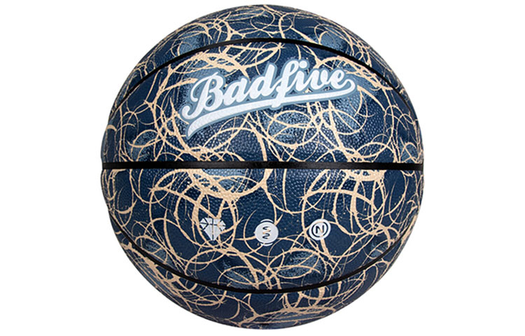 Li Ning Badfive Pu Basketball Navy Blue Size 7 Training Unisex
