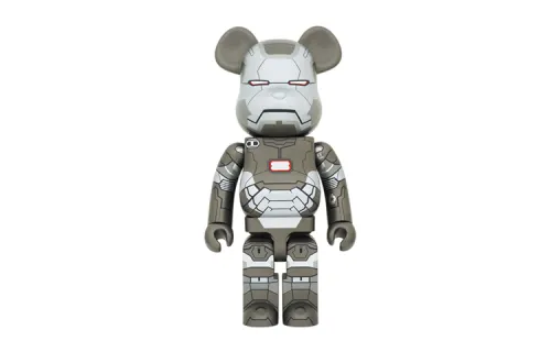 BE@RBRICK 1000% MARVEL Iron Man 3 WAR MACHINE War Machine Trendy Figure 70cm