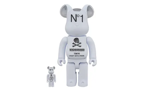 BE@RBRICK X NEIGHBORHOOD 400%100% x Neighborhood Craft With Pride N1 Fashion Trendy Doll 7cm/28cm