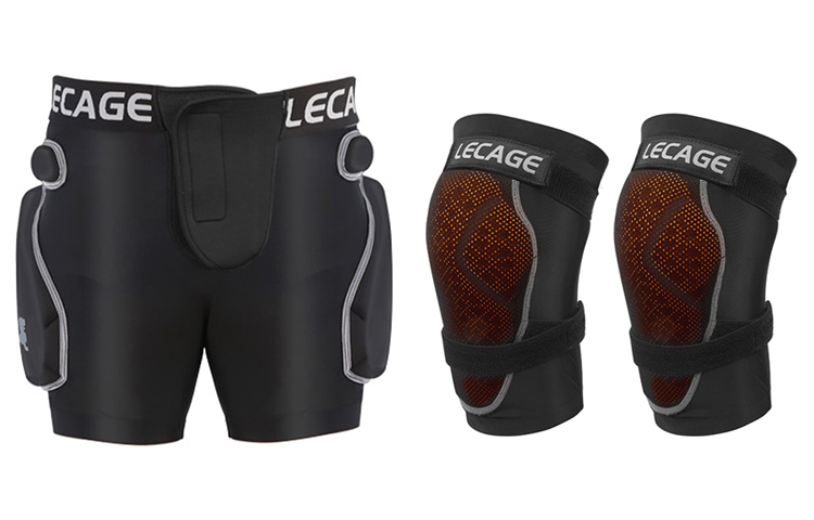 LECAGE Ski Protective Gear Unisex Black