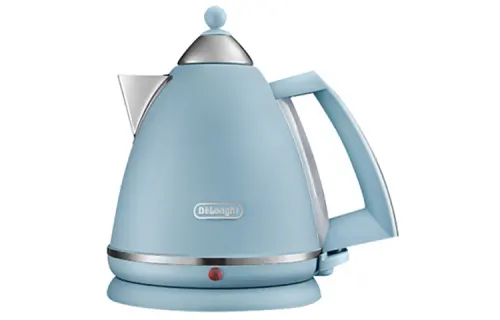 DeLonghi Matte teapot stainless steel, 1700 ml, Italy, stainless steel AISI 304