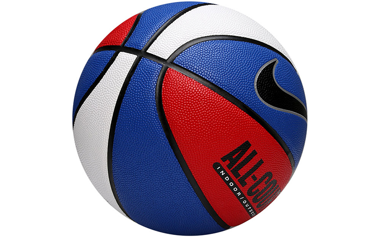 Nike China Mainland Version Pu Basketball Red White Blue Size 7 Training Unisex