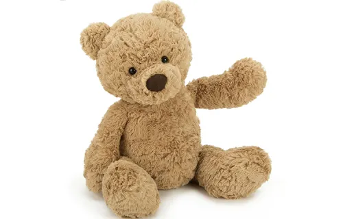 JELLYCAT Appeases brown plush doll, with little bears, accompany and appease