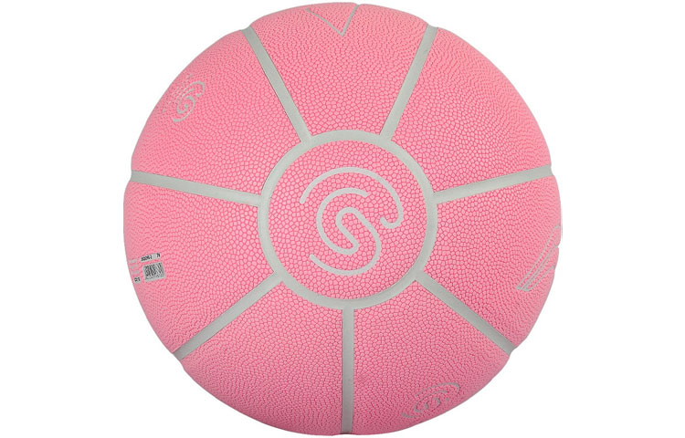 Li Ning Badfive Pu Basketball Durable Pink Size 7 Glow In The Dark Unisex