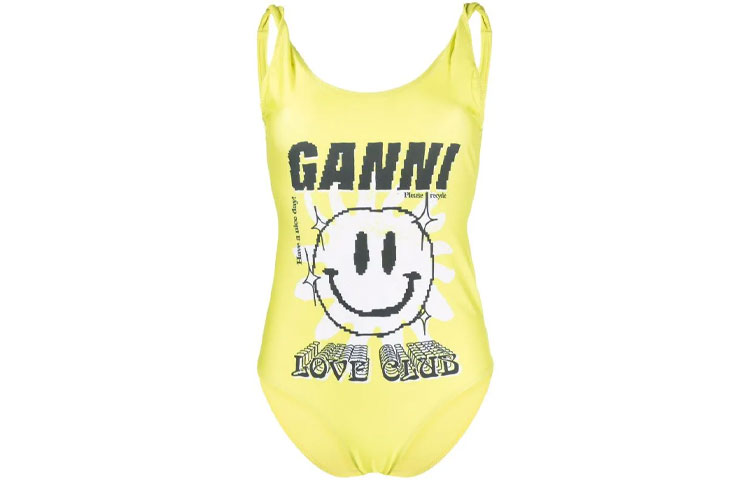 Сплошные купальники Ganni
