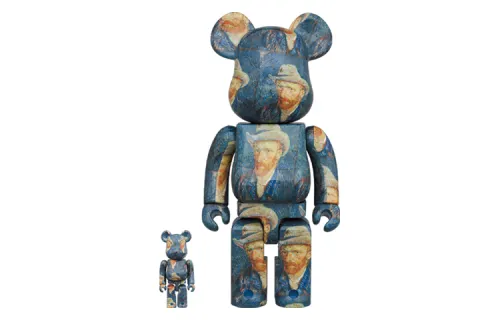 BE@RBRICK Art series van gogh museum van gogh museum 2.0 self-portrait trendy doll
