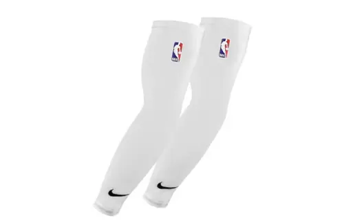 Nike Basketball sports breathable white complex sleeves for men and women, sun protection, absorbs sweat and smell