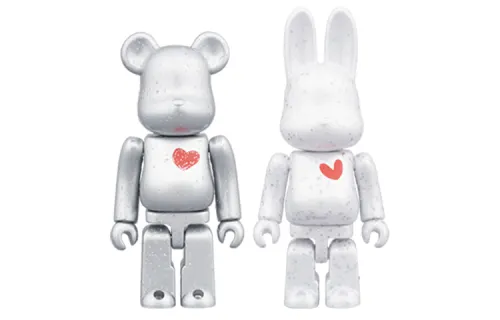 BE@RBRICK 20th Anniversary 20th Anniversary Set of 2 Elevator Cards 100% 7cm/8cm