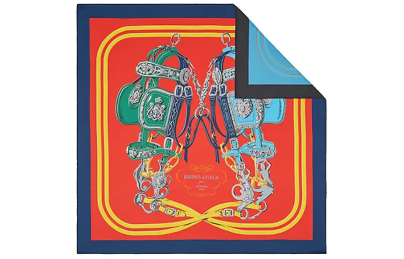 HERMES Brides De Gala Scarves Women's Multicolor