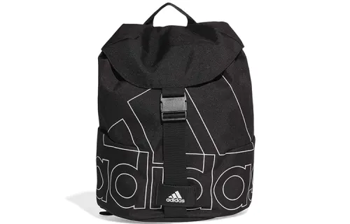 Adidas Casual Polyester Backpack Regular Unisex Black
