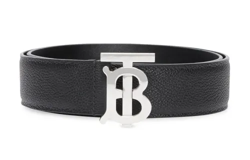 【Previous Season】monogram-plaque reversible leather belt