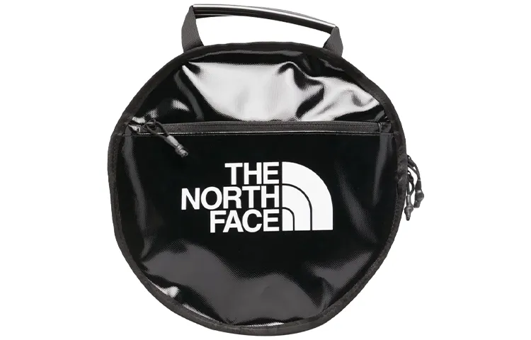 THE NORTH FACE 9L Round Bag One Shoulder Crossbody Outdoor Bag Polyester Black Unisex