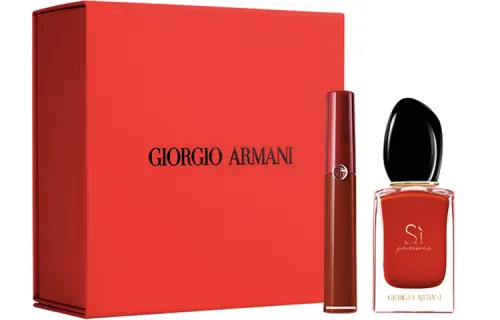 GIORGIO ARMANI Armani, lip gloss, gift box, perfume, set, #405, 30 ml, #405, 50 ml