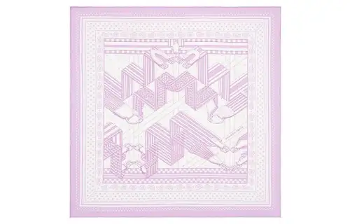 HERMES Curved Saddle Strap Scarves Women's