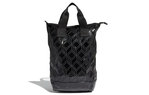 Adidas Originals Trefoil Polyurethane Handbag Backpack Unisex Black
