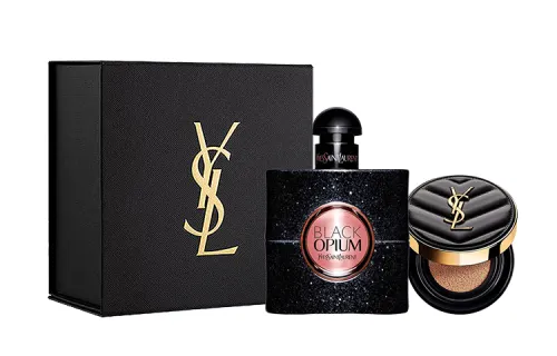 YSL, black perfume, coffee set, soft heel, 50 ml, sample, 5g