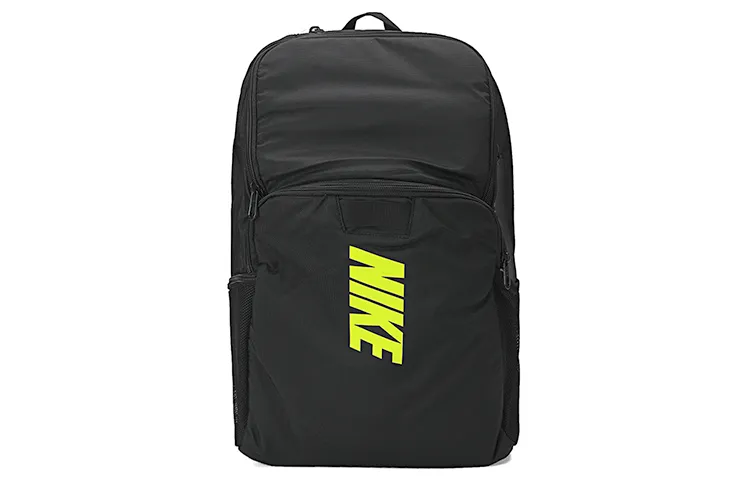 Nike Polyamide Backpack Regular Unisex Black/Neon Green