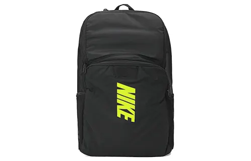 Nike Polyamide Backpack Regular Unisex Black/Neon Green