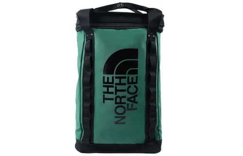 THE NORTH FACE 14L Backpack Double Shoulder Outdoor Bag Fabric Leaf Green Unisex