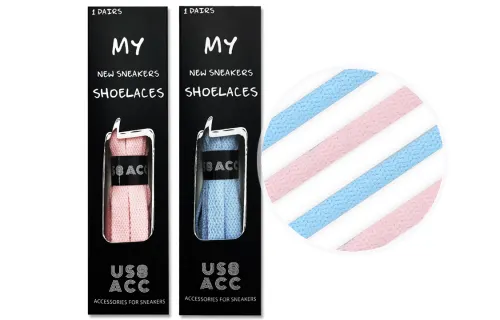 US8ACC Air Jordan 1, Nike Air Force 1, pink-purple cute universal shoelaces for men and women, polyester, for beloved