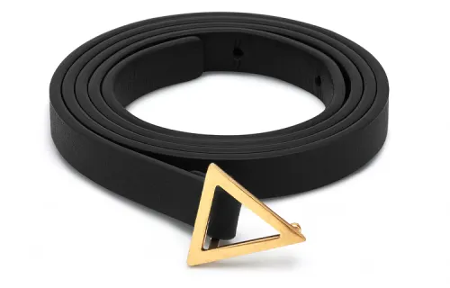 Bottega Veneta Leather Belts Women's Black