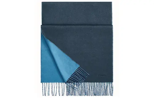 HERMES Double Sided Knit Scarves Men's