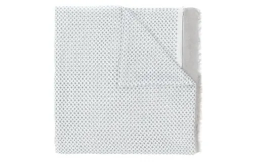GUCCI Knit Scarves Unisex White/Gray