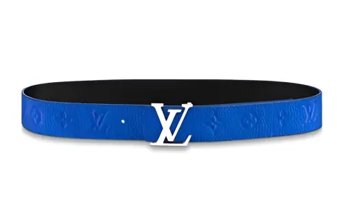 LOUIS VUITTON 40MM Reversible Belt Lv Initials Taurillon Illusion