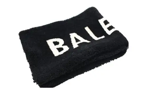 Balenciaga Wool Scarf Women's Black
