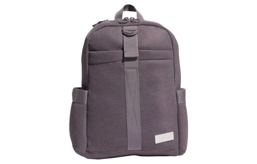 Adidas Polyester Backpack Regular Unisex Gray Purple