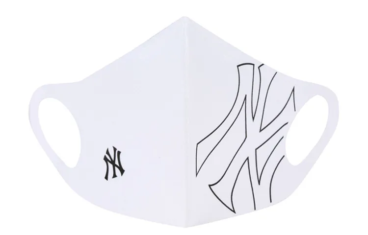 MLB Polyester Face Masks Unisex White