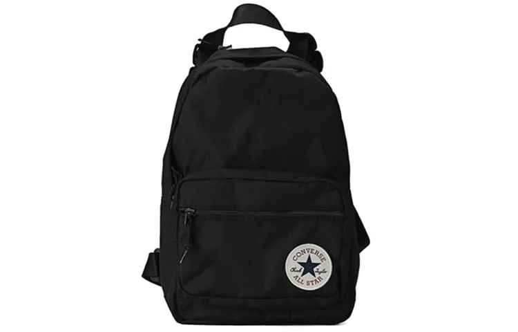Converse Polyester Travel Bag Backpack Unisex Black