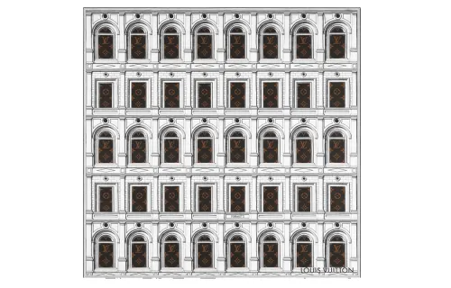 LOUIS VUITTON Scarves Women's Brown