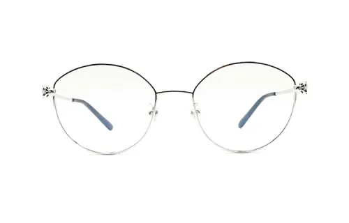 Cartier Prescription Glasses Unisex Silver
