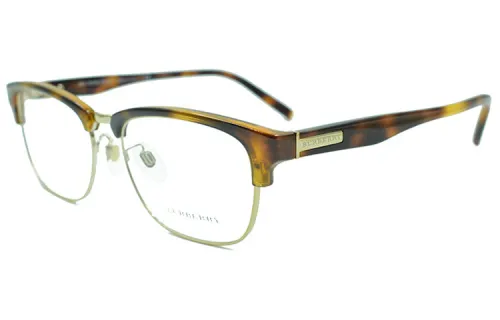 Burberry Plate And Metal Rectangular Eyeglass Frames Men's