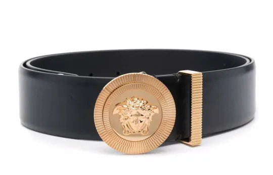 VERSACE Medusa Logo Plaque Belt