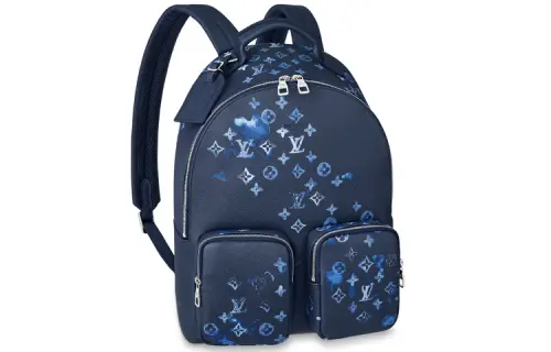 LOUIS VUITTON Backpack Multipocket Ink Watercolor
