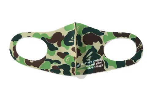 A BATHING APE BAPE Camo Mask 3 Pack Abc Camo Mask 3 Pack Men's Multicolor