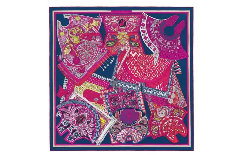 HERMES Scarves Women's Red
