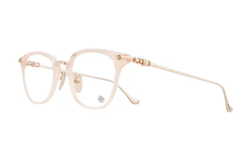 Chrome Hearts Plate And Metal Square Eyeglass Frames Unisex