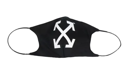 OFF-WHITE Arrow white cross arrow printed cotton mask, same style for men and women, couple style