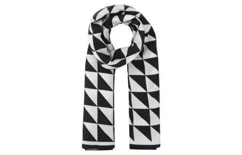 printed silk twill scarf