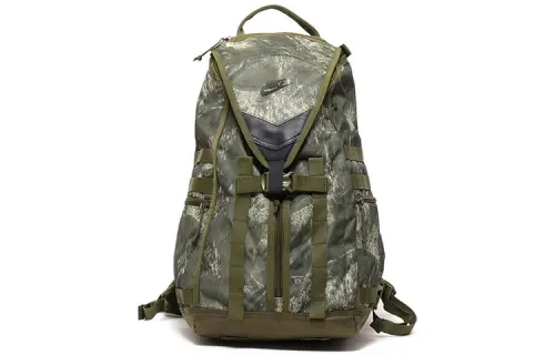 Nike Polyester Nylon Backpack Regular Unisex Army Green