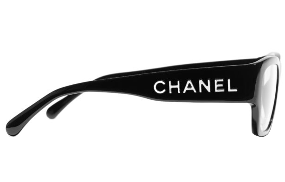 Женские очки Chanel RECTANGLE EYEGLASSES (черный) — фото 2