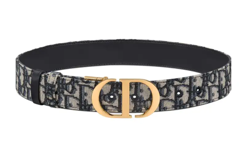 DIOR Double Sided, Minimalist Style Leather Belts Women's