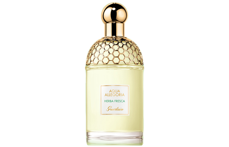 Guerlain Floral Watery Mint Green Grass HERBA FRESCA Women's Perfume Citrus Aromatic Eau de Toilette EDT Orange Blossom Basil 30ml/75ml/125ml Birthday Gift