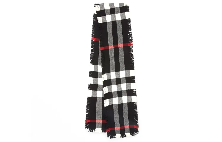 Burberry Wool Knit Scarves Unisex