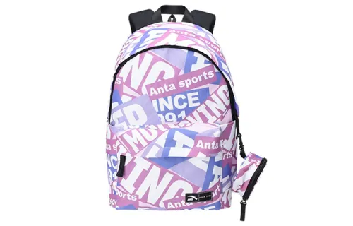 Anta Pu Backpack Regular Unisex Apricot Blossom Pink/Champagne Purple