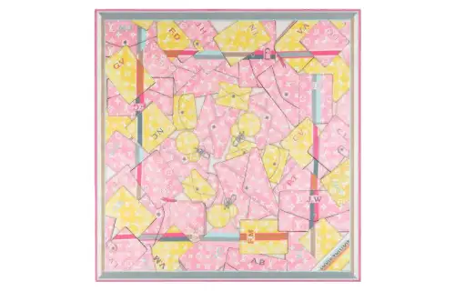 LOUIS VUITTON Scarves Unisex Fuchsia