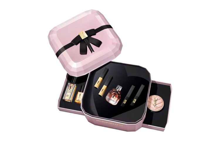 YSL Saint Laurent 2022 Limited Gift Box Small Black Bar 314/302 Small Gold Bar 21/1966 Reversed Paris Brilliance Perfume EDT